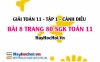Giải bài 8 trang 80 Toán 11 tập 1 SGK Cánh Diều